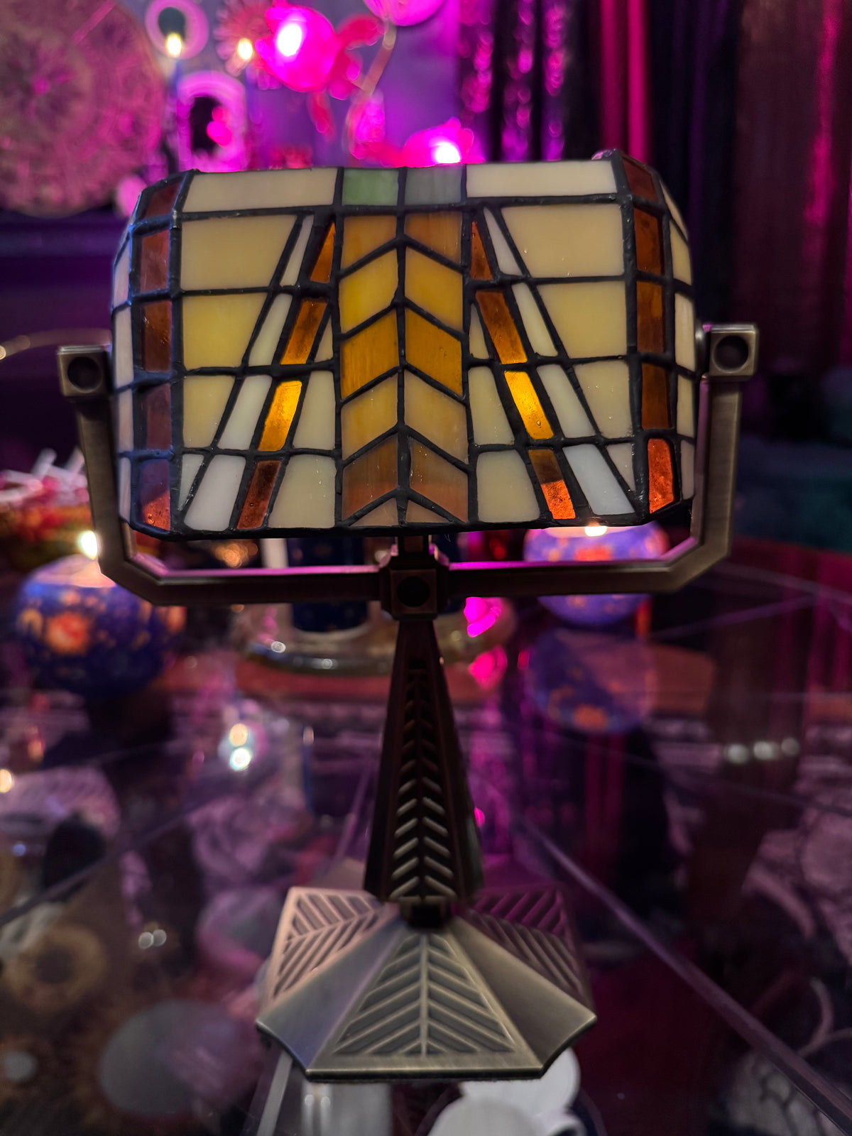 Vintage Partylite Artisan Bankers Candle Lamp