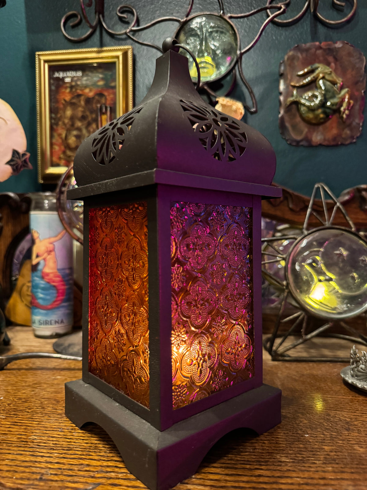 Moroccan Whimsigoth Lantern-Orange