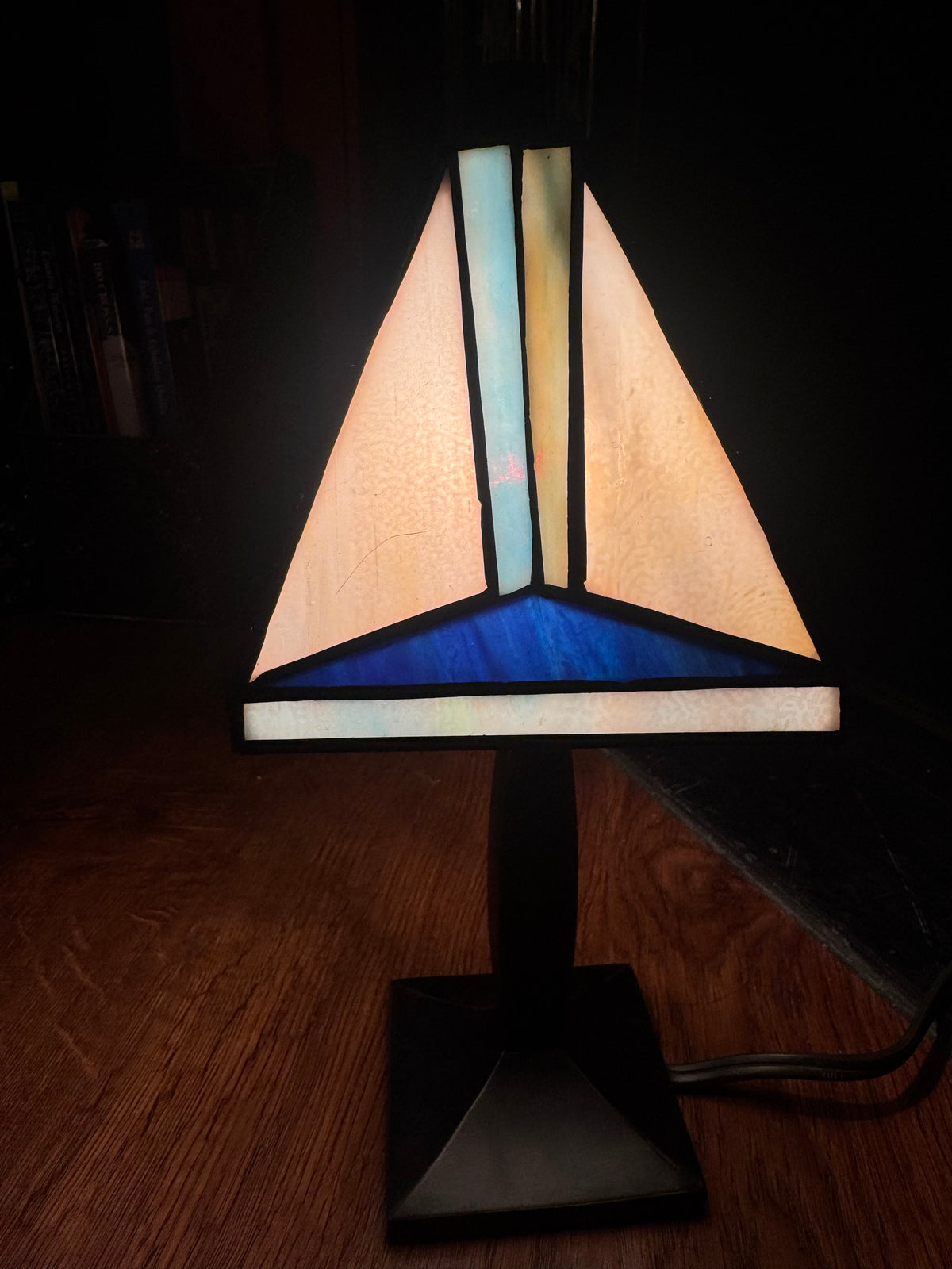 Mini Art Deco Tiffany Inspired Desk Lamp