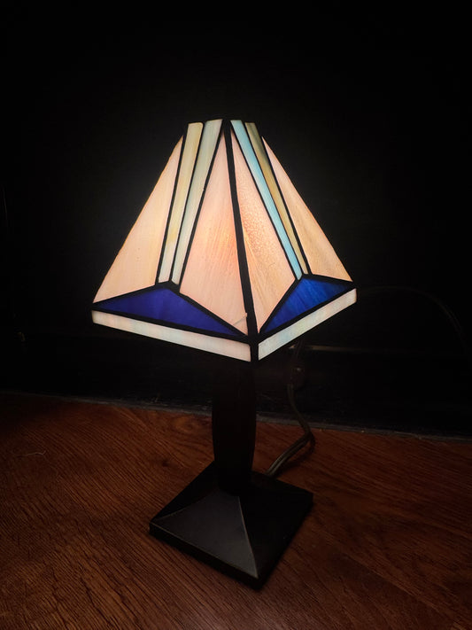 Mini Art Deco Tiffany Inspired Desk Lamp