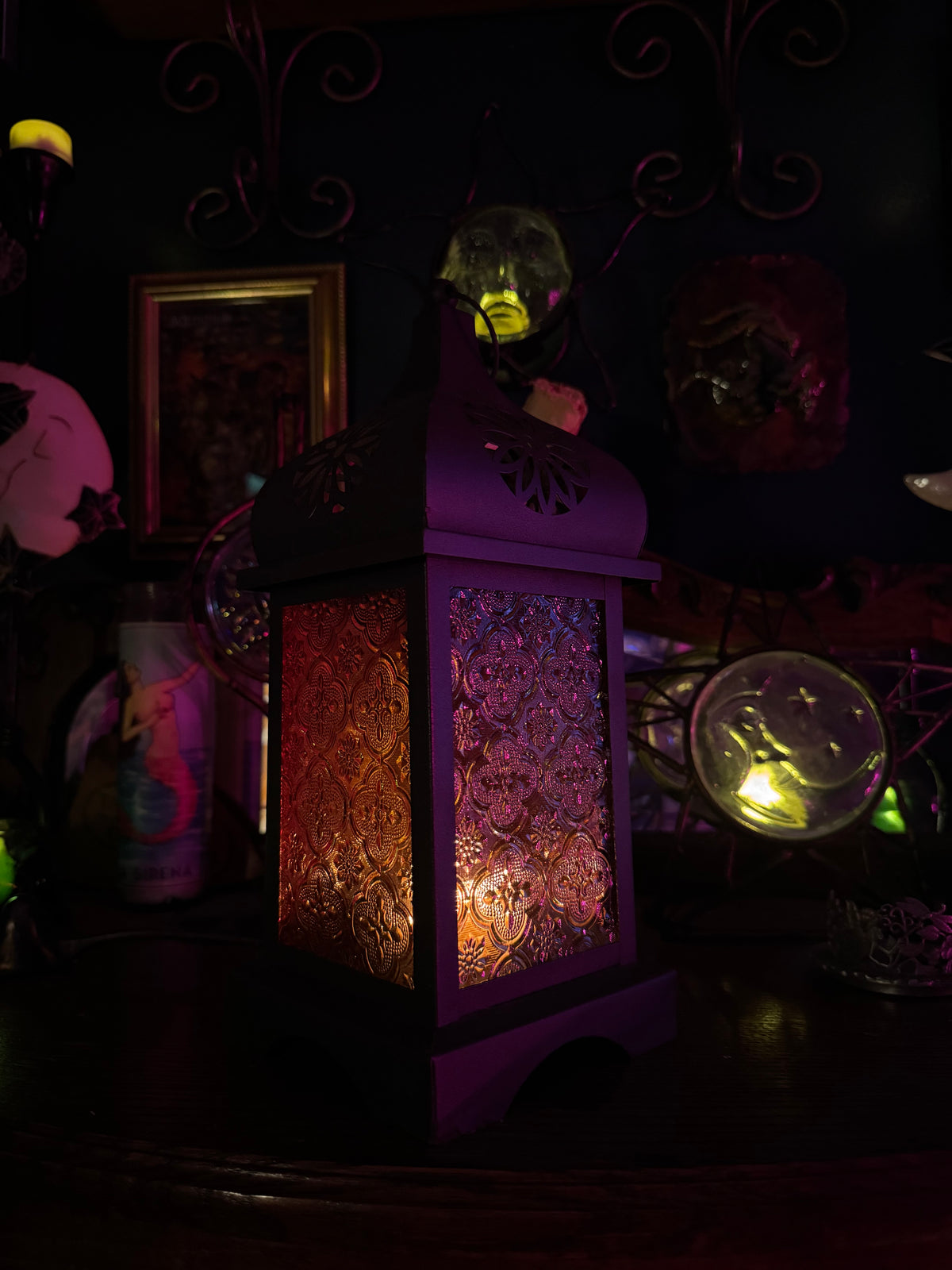 Moroccan Whimsigoth Lantern-Orange