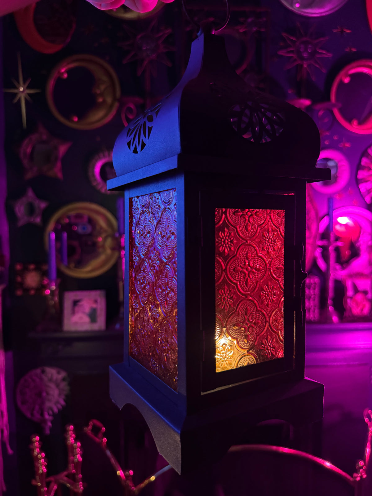 Moroccan Whimsigoth Lantern-Orange