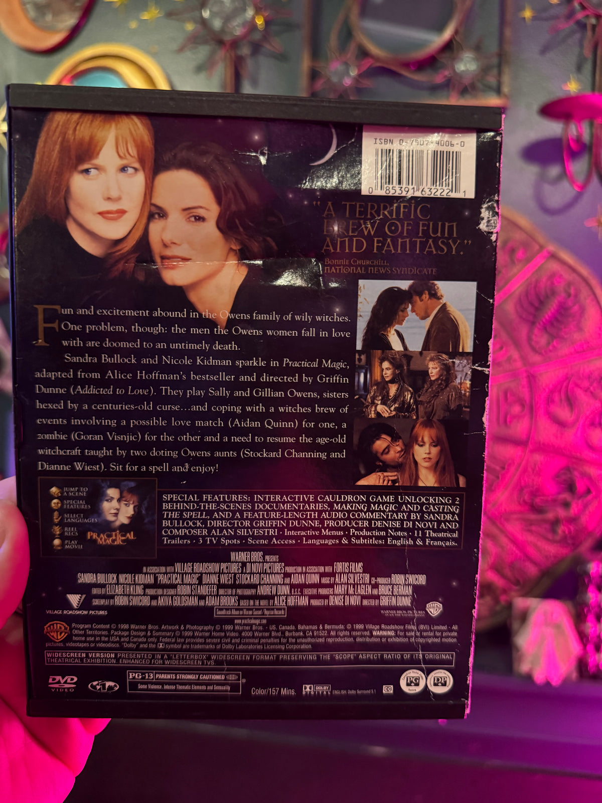 Motion Picture DVD-Practical Magic 1998