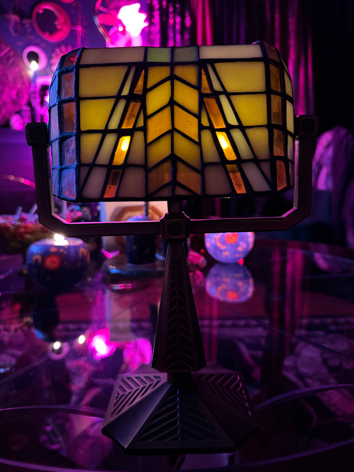 Vintage Partylite Artisan Bankers Candle Lamp