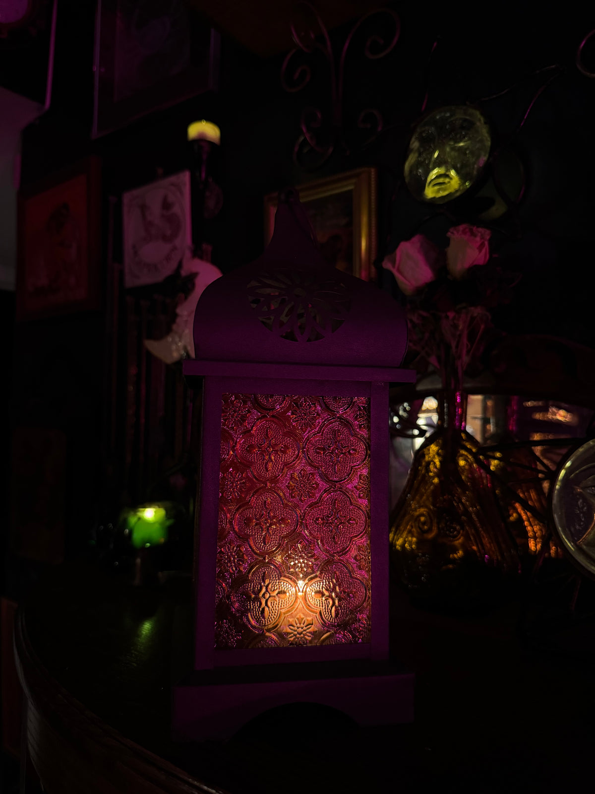 Moroccan Whimsigoth Lantern-Orange
